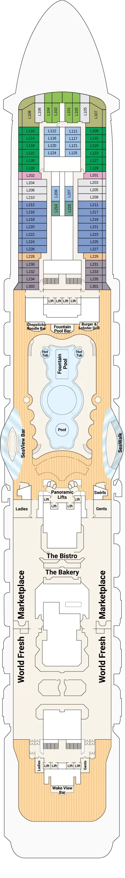 Deck 16 - Lido