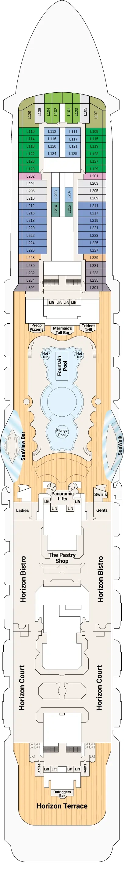 Deck 16 - Lido