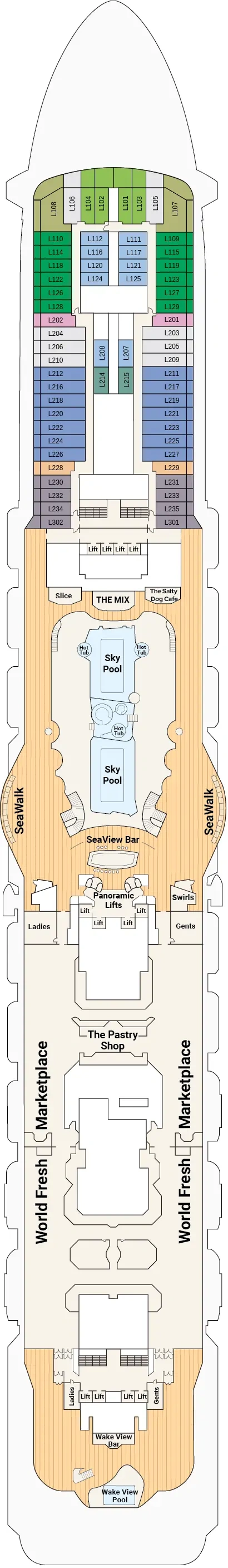 Deck 16 - Lido